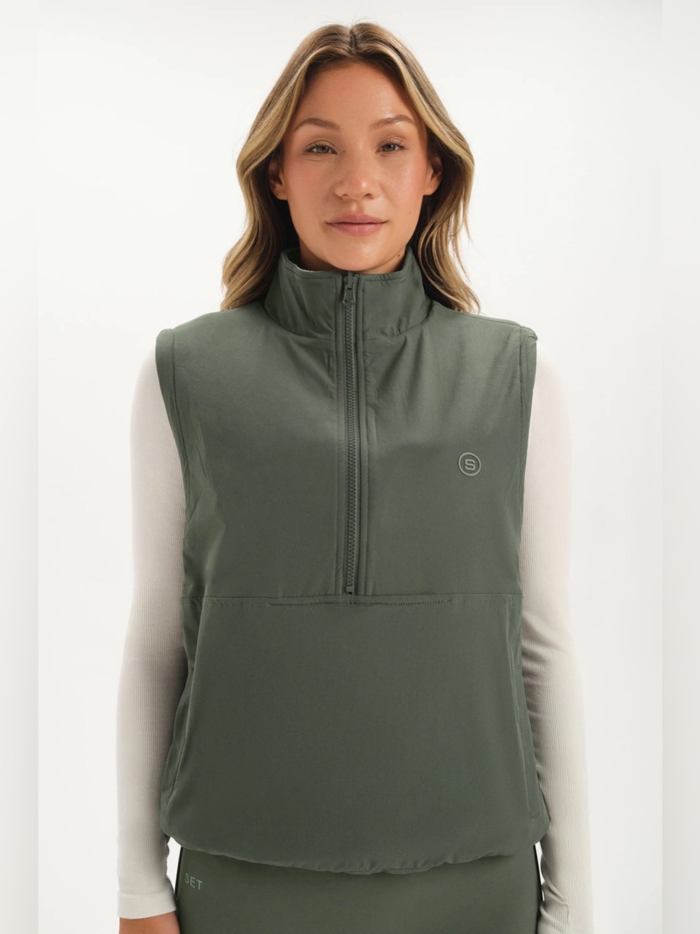 Set Active Duet Reversible Vest in Grotto
